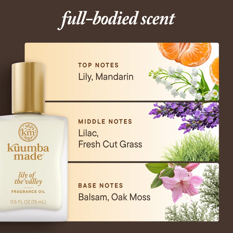 Kuumba Made Lily Of The Valley Fragrance Oil, Long-Lasting Small-Batch Perfume Roller, Vegan, Alcohol-Free, 0.5 Fl Oz - Image 5